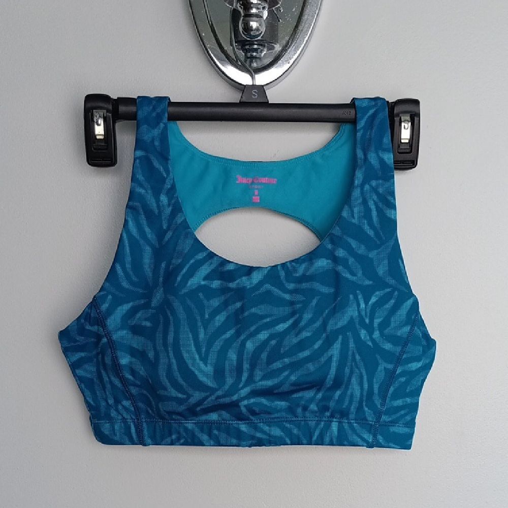 Juicy Couture Teal Sports Bra